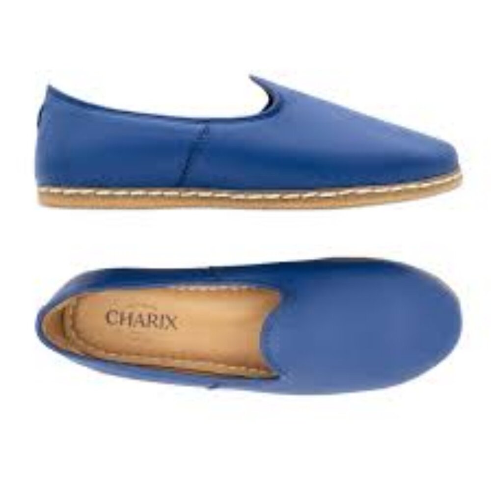 CHARIX Women's Elegant Blue Flats